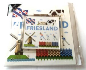 Friesland wenskaart + magneet gratis