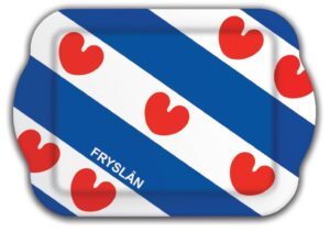 Dienblad Friese vlag