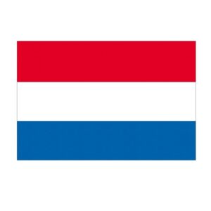 Sticker Nederlandse vlag 10x15