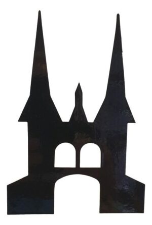 Waterpoort sticker Sneek Zwart groot