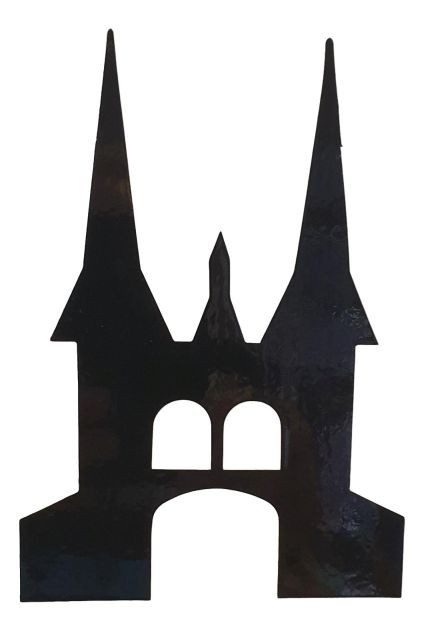 Waterpoort sticker Sneek Zwart groot