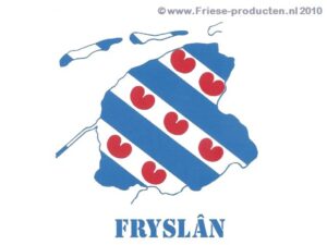 NIeuw: Fries T Shirt Provincie met vlag-0