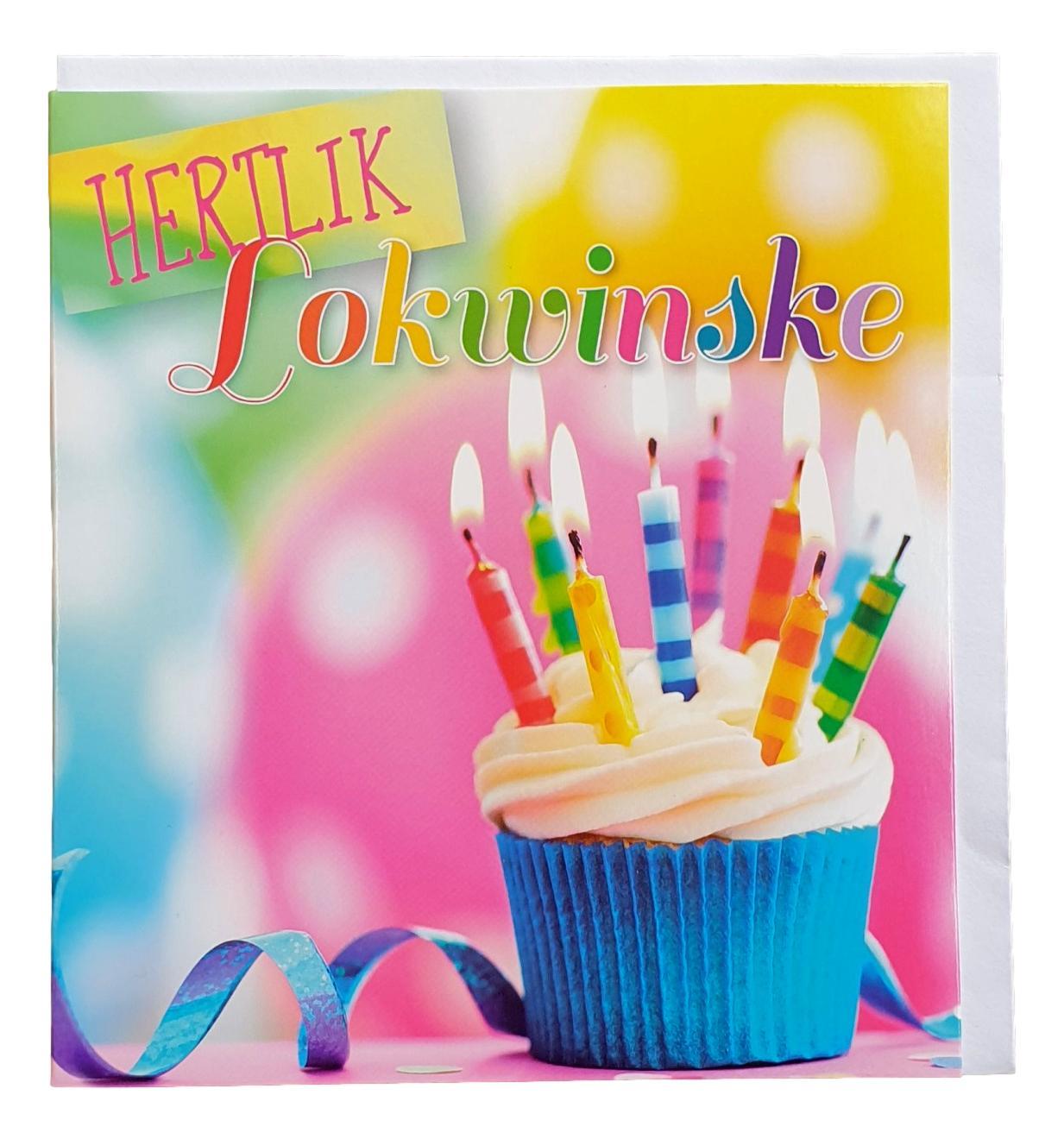 Kaart Hertlik lokwinske cupcake