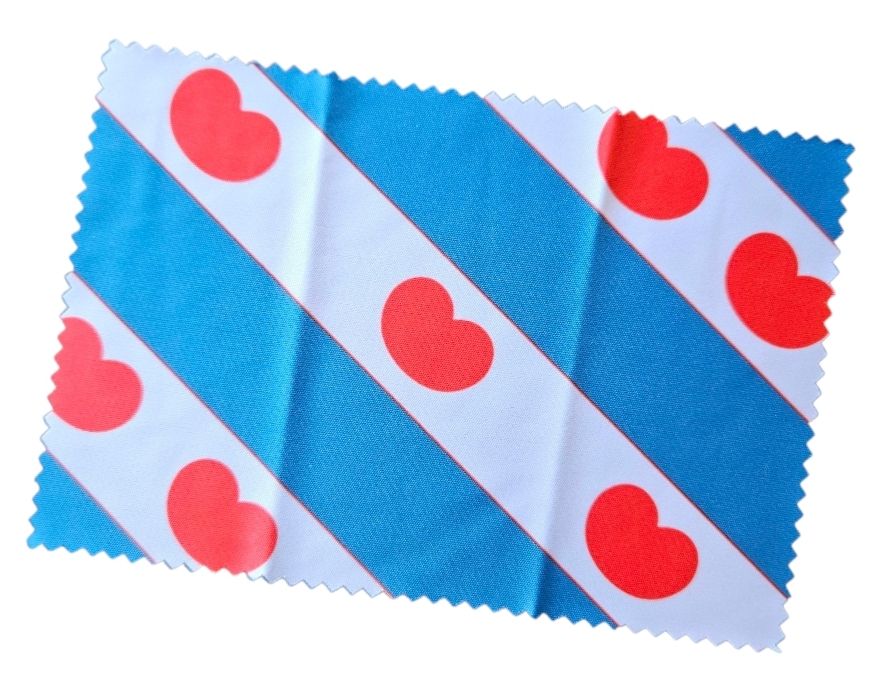 Friese vlag brillendoekje