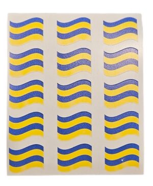 Leeuwarden vlag stickertjes vel 15 stuks