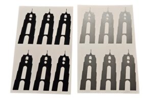 Oldehove stickers klein 6 op vel