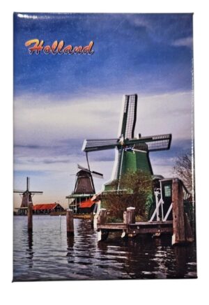 Magneet molens Holland groen