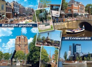 Ansichtkaart groeten uit Leeuwarden