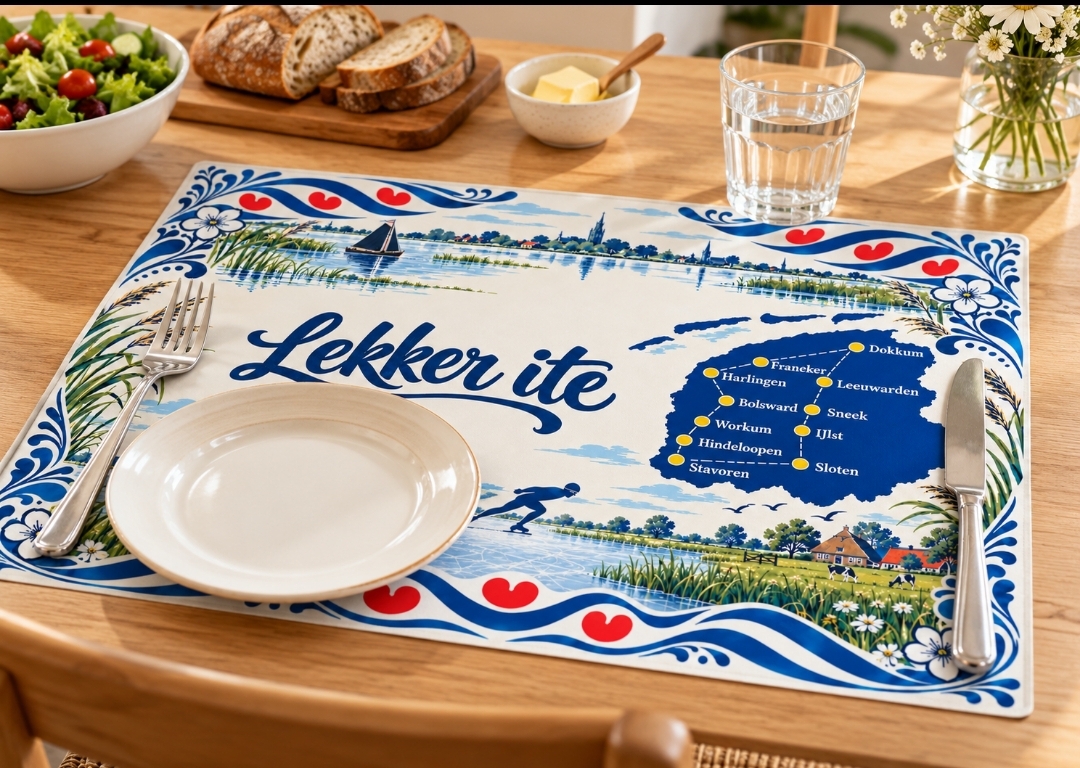 Placemats Fries lekker ite set 10 stuks - Afbeelding 2