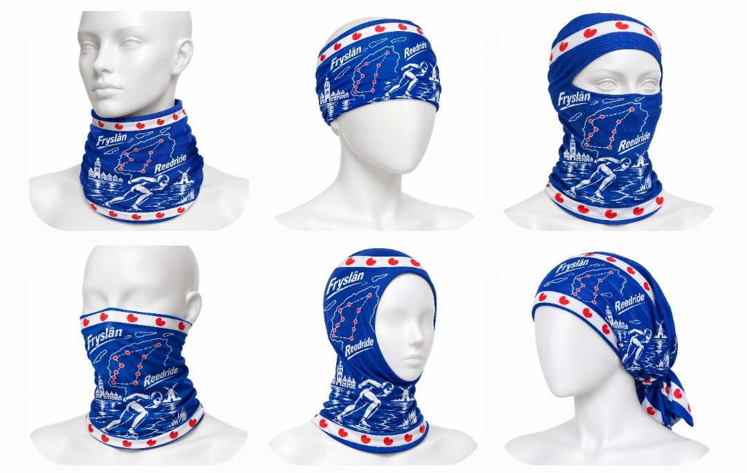 Friese sjaal reedride dames en heren (multisjaal / buff )
