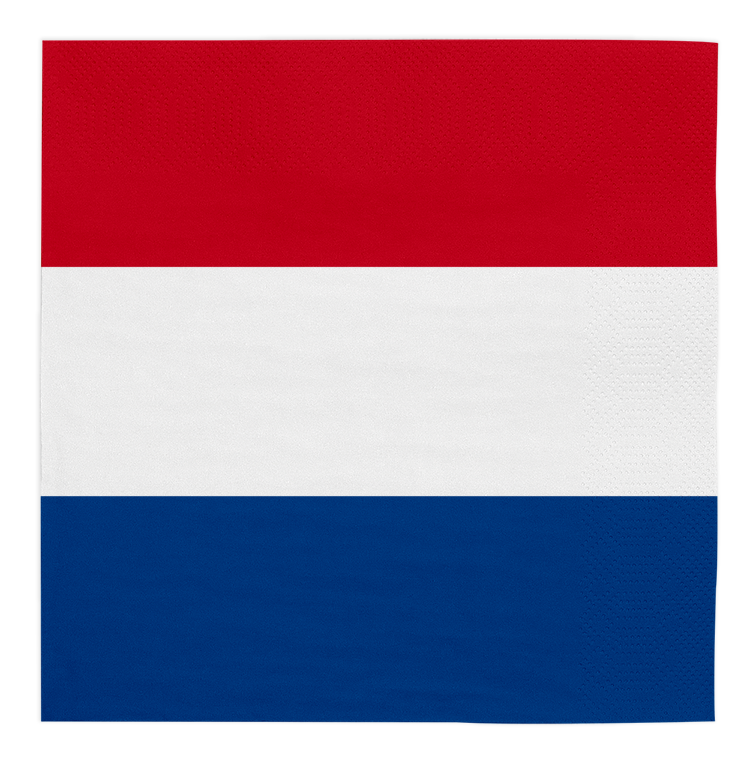 Nederlandse vlag Servetten 33x33
